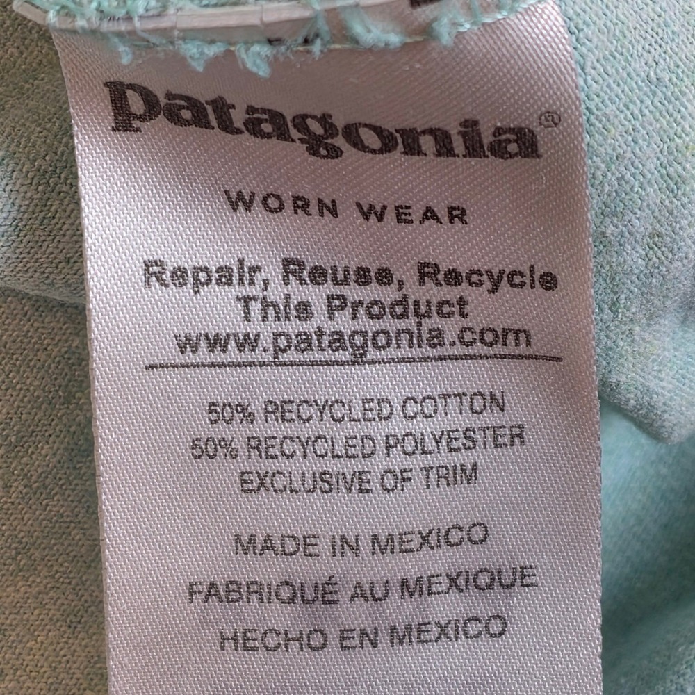 Patagonia Responsibili-Tee Mens XL Light Blue Buffalo Bison Graphic T-Shirt - Picture 4 of 11
